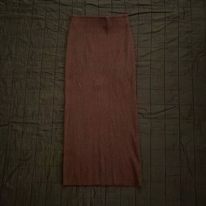 Maroon Lauren Maxi Sweater Skirt